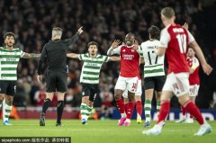 欧冠-连续2年进四强！阿森纳0-0葡体总分1-0晋级 将战马竞