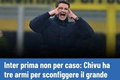 国米排名意甲积分榜第一并非偶然，齐沃手握三大武器击败强敌