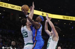 亚历山大里程碑布朗34分 雷霆胜凯尔特人