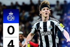 纽卡斯尔4-0圣吉罗斯，阿森纳欧冠连胜！约克雷斯表现抢眼