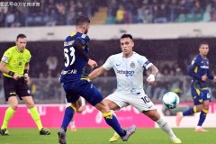 意甲神剧情！国米2-1险胜鱼腩，劳塔罗屡失良机＋比塞克逃红＋补时乌龙绝杀