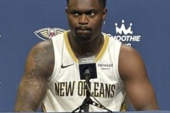 锡安出席发布会瘦身明显 管理层已对他严格要求