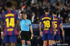 不满马竞手球未判点 巴萨官方向欧足联申诉 当值主裁欧冠或被禁哨