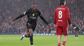 登贝莱双响弑红军！亚马尔破门难救主，大巴黎马竞会师欧冠四强